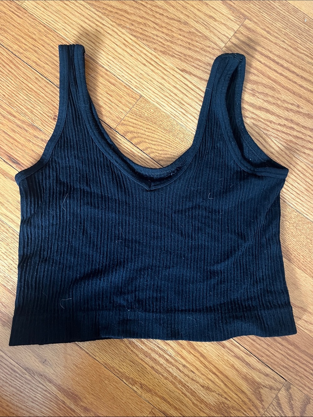 Women’s black tank top